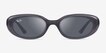 Ray-Ban RB4441D Transparent Dark Gray PlasticSunglass Frames from EyeBuyDirect, Front View