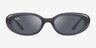 Ray-Ban RB4441D Transparent Dark Gray PlasticSunglass Frames from EyeBuyDirect, Front View