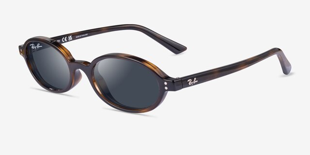 Ray-Ban RB4472 Havana PlasticSunglass Frames from EyeBuyDirect, Angle View