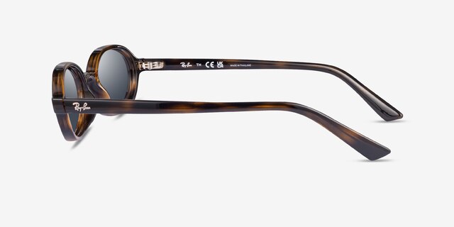 Ray-Ban RB4472 Havana PlasticSunglass Frames from EyeBuyDirect, Side View