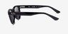 Ray-Ban RB2237 Black PlasticSunglass Frames from EyeBuyDirect, Side View