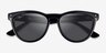 Ray-Ban RB2237 Black PlasticSunglass Frames from EyeBuyDirect, Closed View