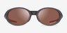 Oakley Eye Jacket Matte Gray Smoke PlasticSunglass Frames from EyeBuyDirect, Front View