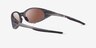 Oakley Eye Jacket Matte Gray Smoke PlasticSunglass Frames from EyeBuyDirect, Side View