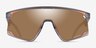 Oakley BXTR Matte Gray Ink PlastiqueSoleil de Lunette de vue d'EyeBuyDirect, Vue de Face