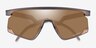 Oakley BXTR Matte Gray Ink PlastiqueSoleil de Lunette de vue d'EyeBuyDirect, Vue Rapprochée