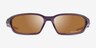 Oakley Terraforma Aubergine PlasticSunglass Frames from EyeBuyDirect, Front View