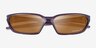 Oakley Terraforma Aubergine PlasticSunglass Frames from EyeBuyDirect, Closed View