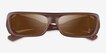 Oakley Permian Matte Transparent Mahogany PlasticSunglass Frames from EyeBuyDirect, Closed View