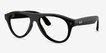 Ray-Ban Meta (Gen 3) Aviator Shiny Black Plastic from EyeBuyDirect, Angle View