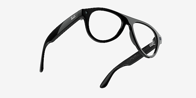 Ray-Ban Meta (Gen 3) Aviator Shiny Black Plastic from EyeBuyDirect