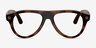 Ray-Ban Meta (Gen 3) Aviator Polished Havana Plastic from EyeBuyDirect, Front View