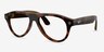 Ray-Ban Meta (Gen 3) Aviator Polished Havana Plastic from EyeBuyDirect, Angle View