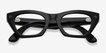 Ray-Ban Meta (Gen 3) Zena Shiny Black Plastic from EyeBuyDirect, Closed View