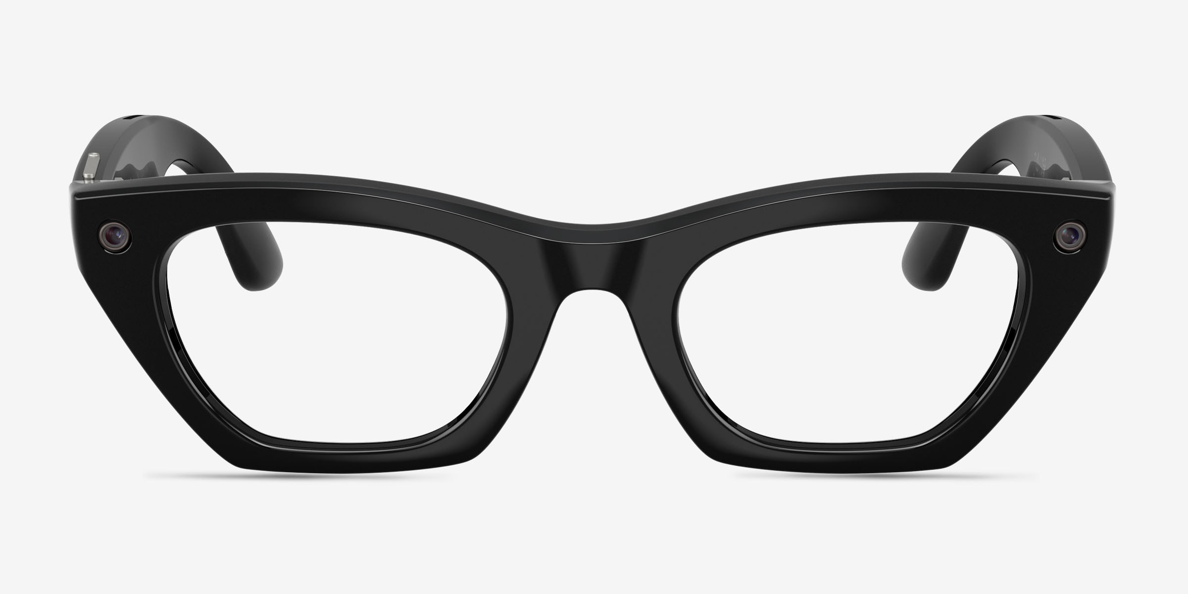Ray-Ban Meta (Gen 3) Zena - Cat Eye Shiny Black Frame | Eyebuydirect
