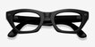 Ray-Ban Meta (Gen 3) Zena Shiny Black Plastic from EyeBuyDirect, Closed View