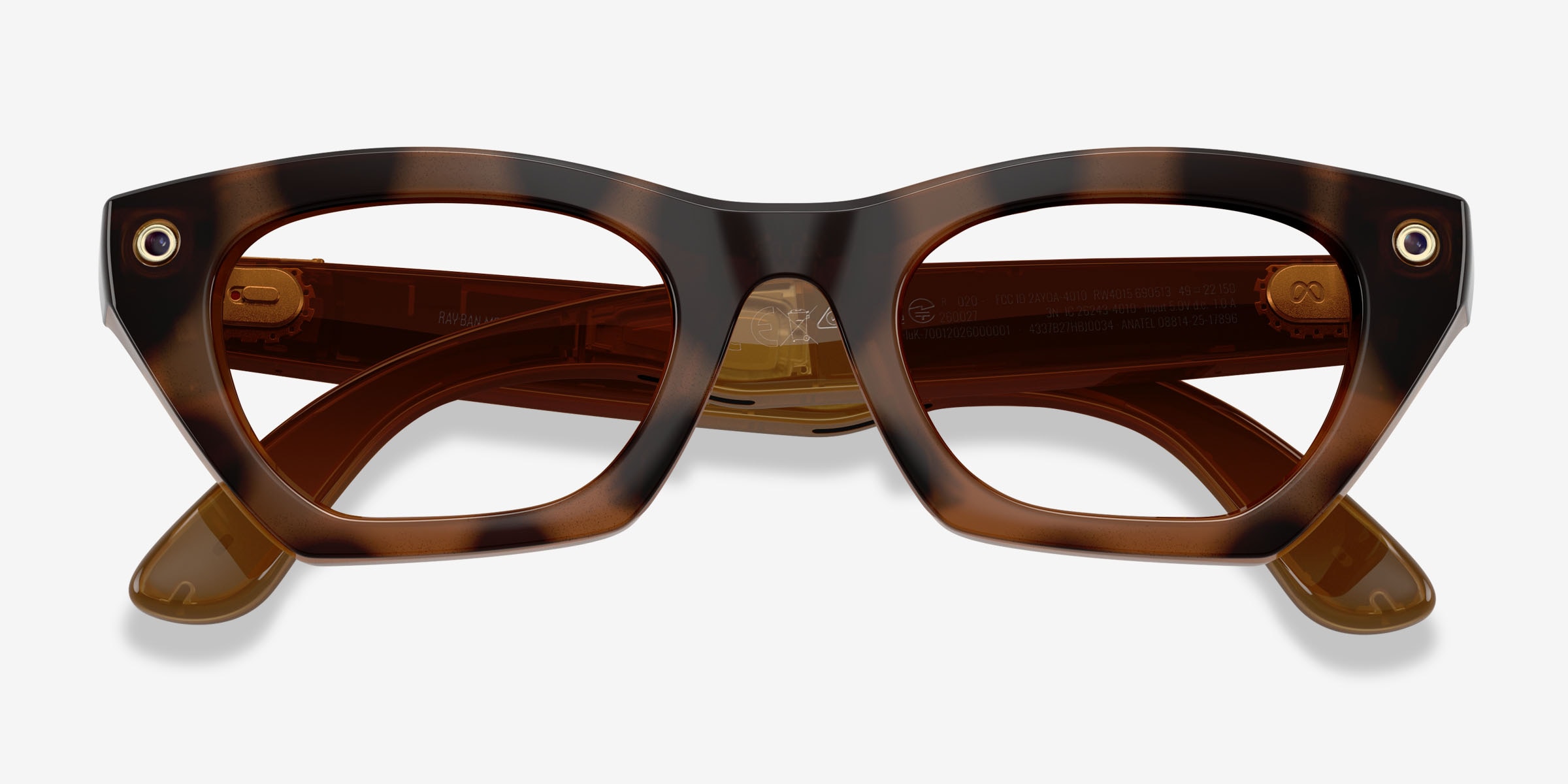 Ray-Ban Meta (Gen 3) Zena - Cat Eye Shiny Black Frame | Eyebuydirect