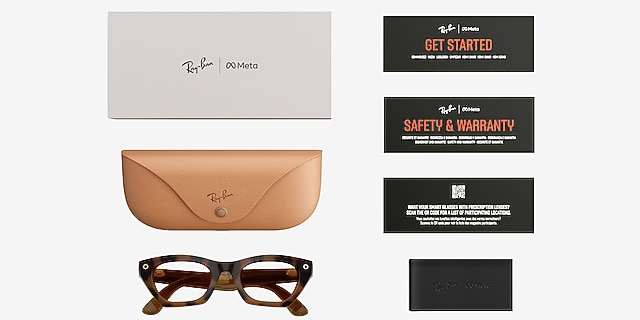 Ray-Ban Meta (Gen 3) Zena Polished Havana Plastic from EyeBuyDirect