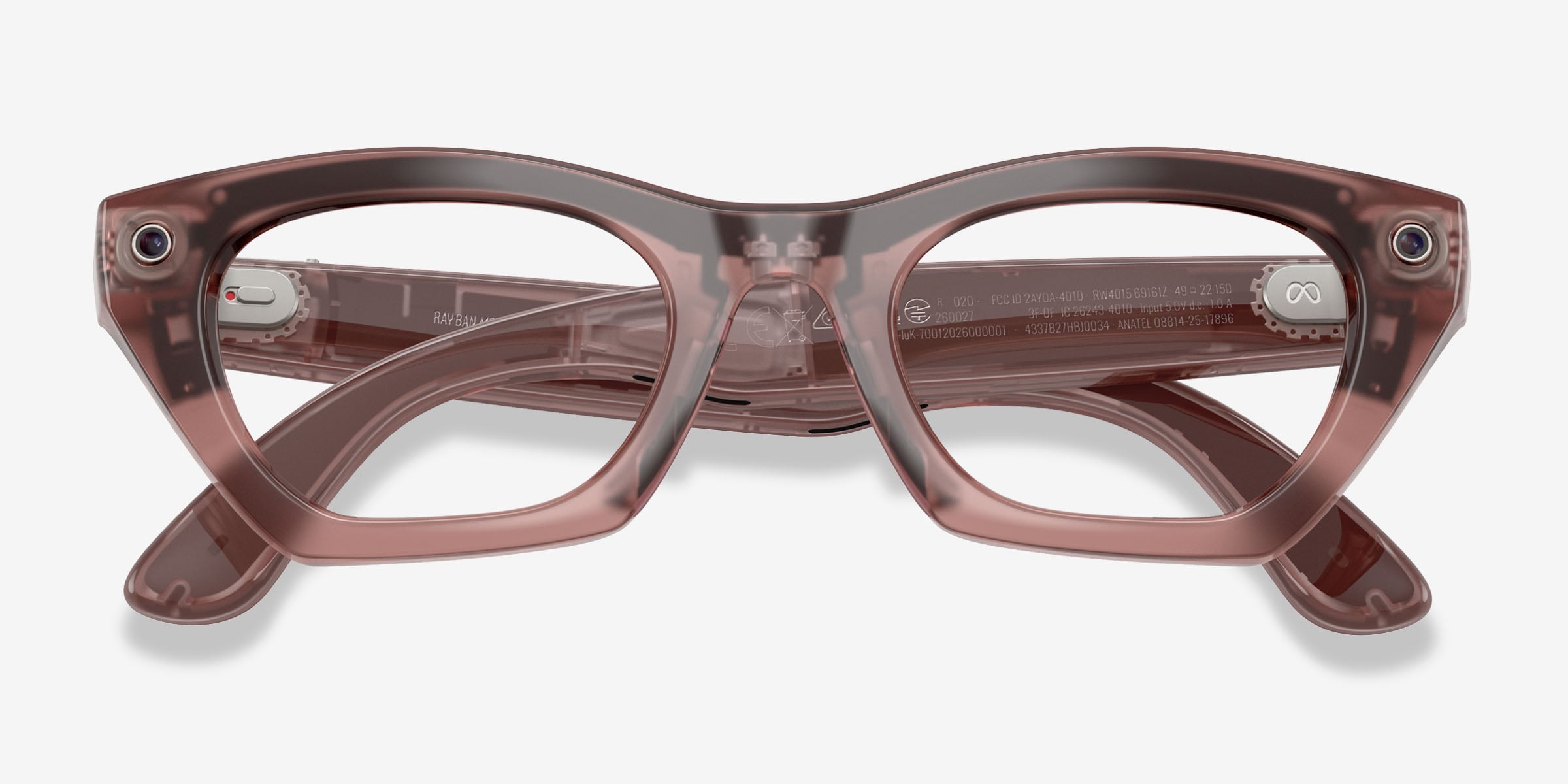 Ray-Ban Meta (Gen 3) Zena - Cat Eye Polished Milky Gray Lilac