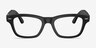 Ray-Ban Meta Audio Burbank Matte Black Plastic from EyeBuyDirect, Front View
