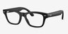 Ray-Ban Meta Audio Burbank Matte Black Plastic from EyeBuyDirect, Angle View