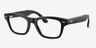 Ray-Ban Meta Audio Burbank Shiny Black Plastic from EyeBuyDirect, Angle View