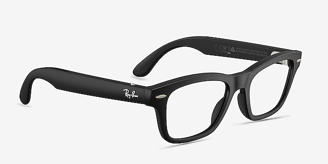 Ray-Ban Meta Audio Burbank Matte Black Plastic from EyeBuyDirect