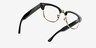 Ray-Ban Meta Audio Clubmaster Shiny Black On Gold Metal from EyeBuyDirect