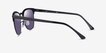 Ray-Ban RB3716 Clubmaster Matte Black On Black AcetateSunglass Frames from EyeBuyDirect, Side View