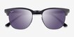 Ray-Ban RB3716 Clubmaster Matte Black On Black AcetateSunglass Frames from EyeBuyDirect, Closed View