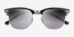 Ray-Ban RB3716 Clubmaster Black On Silver AcetateSunglass Frames from EyeBuyDirect, Closed View