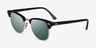 Ray-Ban RB3016 Clubmaster Black AcetateSunglass Frames from EyeBuyDirect, Angle View