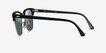 Ray-Ban RB3016 Clubmaster Black AcetateSunglass Frames from EyeBuyDirect, Side View