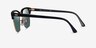 Ray-Ban RB3016 Clubmaster Black AcetateSunglass Frames from EyeBuyDirect, Side View