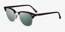 Ray-Ban RB3016 Clubmaster Tortoise AcetateSunglass Frames from EyeBuyDirect, Angle View