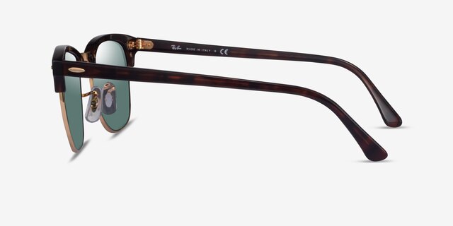 Ray-Ban RB3016 Clubmaster Tortoise AcetateSunglass Frames from EyeBuyDirect, Side View