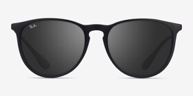 Ray-Ban RB4171 Erika Noir Plastique Soleil de Lunette de vue d'EyeBuyDirect, Vue de Face