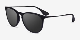 Ray-Ban RB4171 Erika Noir Plastique Soleil de Lunette de vue d'EyeBuyDirect, Vue d'Angle