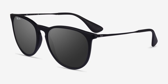 Ray-Ban RB4171 Erika Black PlasticSunglass Frames from EyeBuyDirect, Angle View