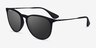 Ray-Ban RB4171 Erika Black PlasticSunglass Frames from EyeBuyDirect, Angle View