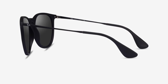 Ray-Ban RB4171 Erika Black PlasticSunglass Frames from EyeBuyDirect, Side View
