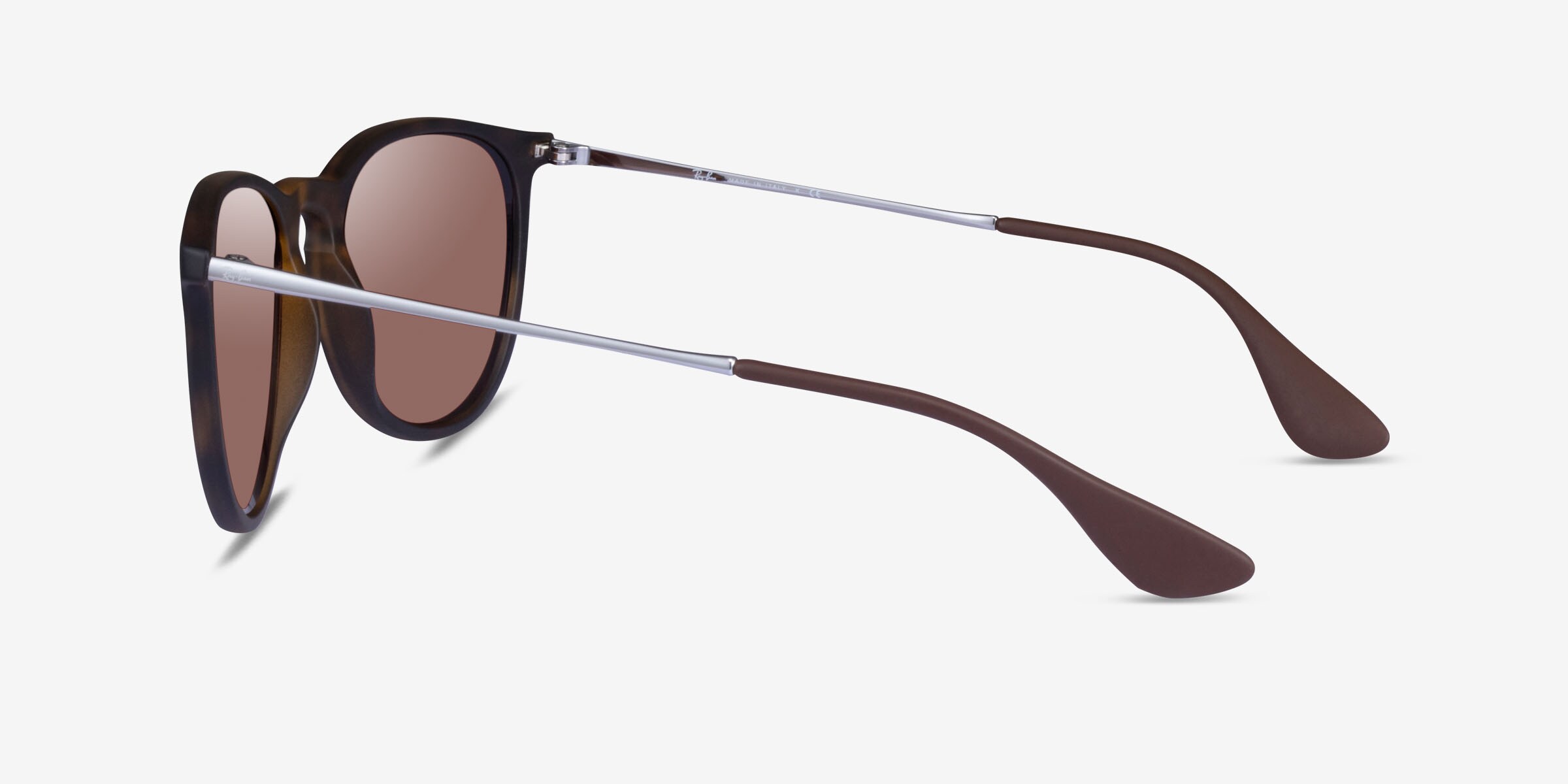 Ray-Ban RB4171 Erika - Oval Tortoise Frame Sunglasses For Women