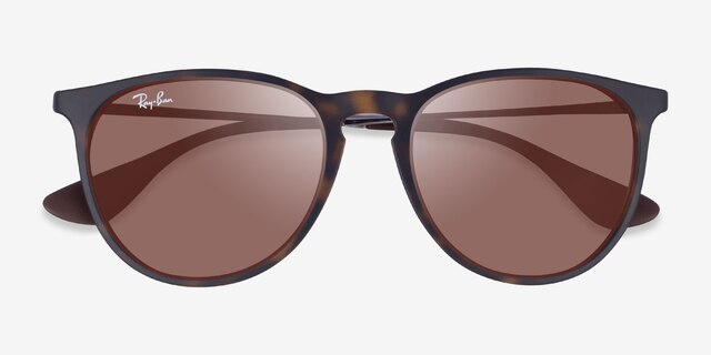 Ray-Ban RB4171 Erika Tortoise MetalSunglass Frames from EyeBuyDirect, Closed View