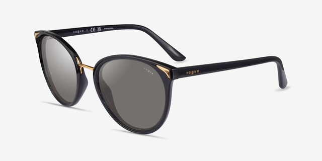 Vogue Eyewear VO5230S Black MetalSunglass Frames from EyeBuyDirect, Angle View