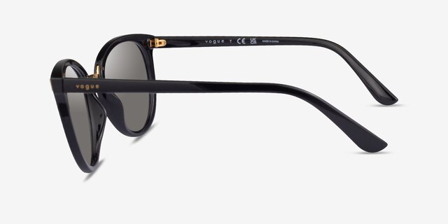 Vogue Eyewear VO5230S Black MetalSunglass Frames from EyeBuyDirect, Side View