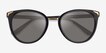 Vogue Eyewear VO5230S Black MetalSunglass Frames from EyeBuyDirect, Closed View