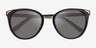 Vogue Eyewear VO5230S Black MetalSunglass Frames from EyeBuyDirect, Closed View
