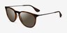 Ray-Ban RB4171 Erika Light Tortoise MetalSunglass Frames from EyeBuyDirect, Angle View
