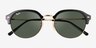 Ray-Ban RB4429 Black Gold MetalSunglass Frames from EyeBuyDirect, Closed View