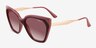 Vogue Eyewear VO5521S Red Purple MetalSunglass Frames from EyeBuyDirect, Angle View
